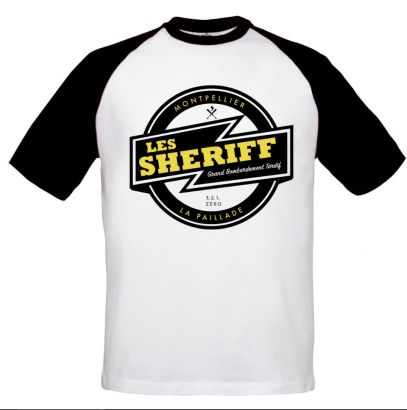 LES SHERIFF : T-shirt baseball