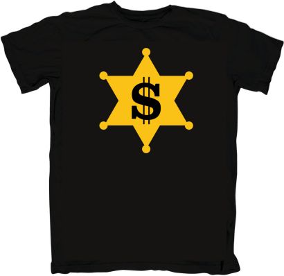 LES $HERIFF  : T-shirt Etoile