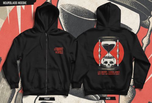 Hoodie zippé : LA TOURNÉE DU SIÈCLE