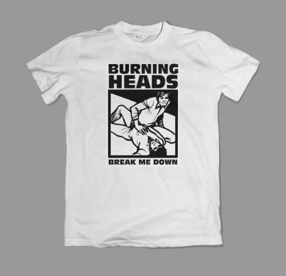 BURNING HEADS : T-shirt Super modern world
