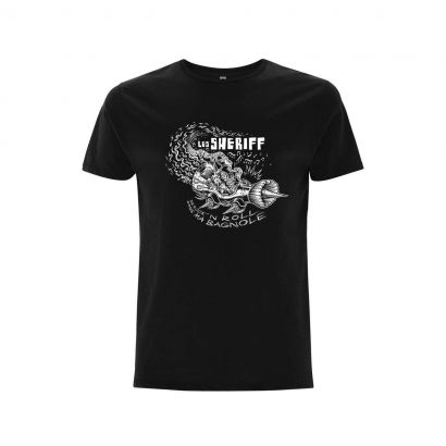 LES SHERIFF : T-Shirt "Du Rock'n'Roll dans ma Bagnole"