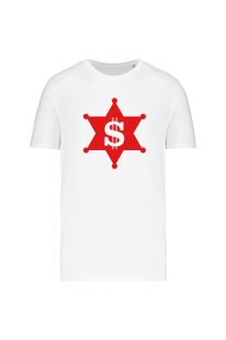 LES $HERIFF  : T-shirt Etoile rouge [$TSETOILEr]