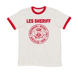 LES $HERIFF : T-Shirt style Ramones (rouge) [$TSRR]
