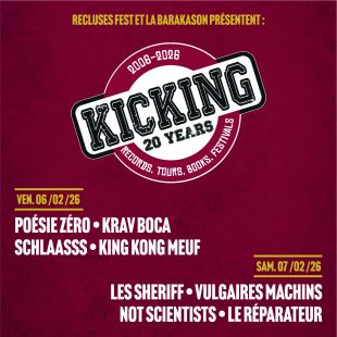 RECLUSES FEST – KICKING 20 YEARS - Barakason / Thônex (CH) - Vend. 06 et Sam. 07 février 2026