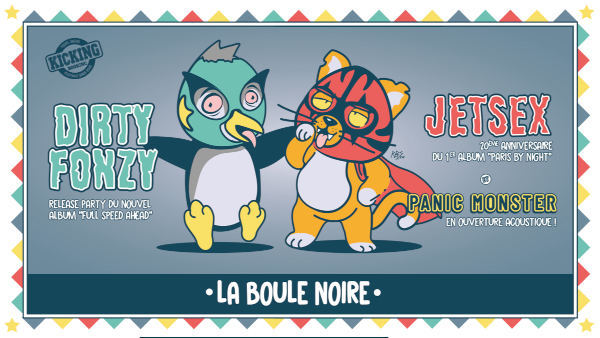 Release Party DIRTY FONZY - La Boule Noire