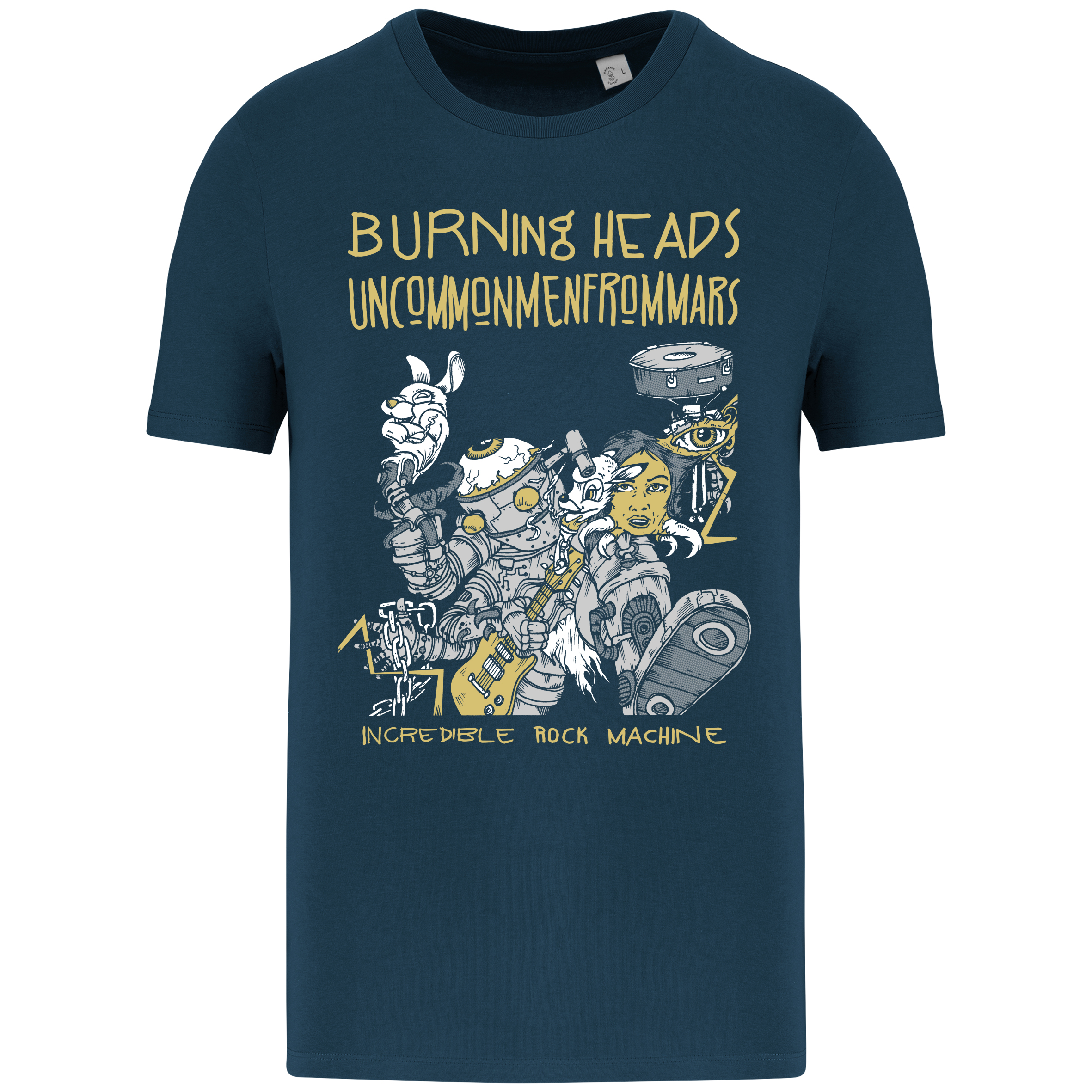 Incredible Rock Machine Tshirt Blue